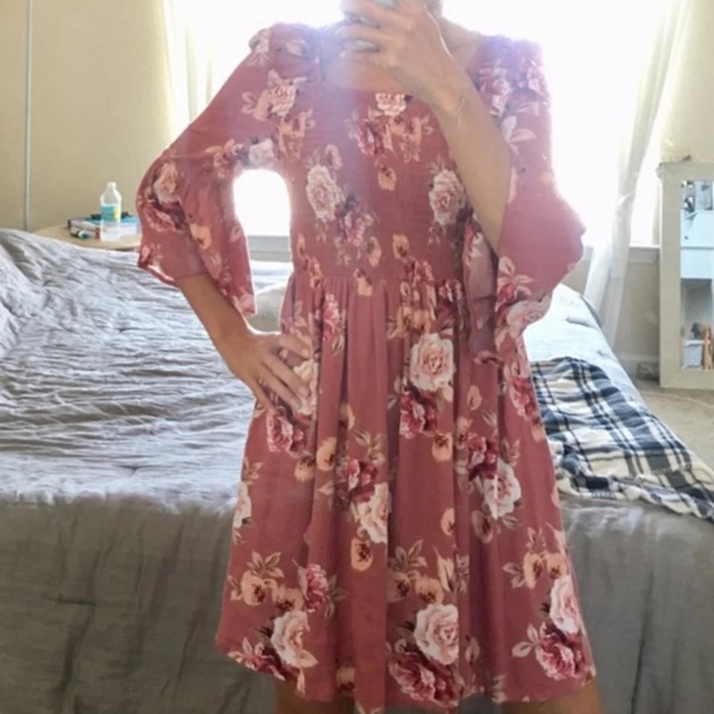 Floral xhilaration dress